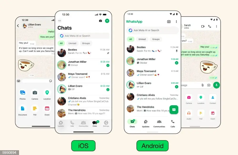 WhatsApp rediseña su app: nueva paleta de color, filtros de chats y navegación más sencilla