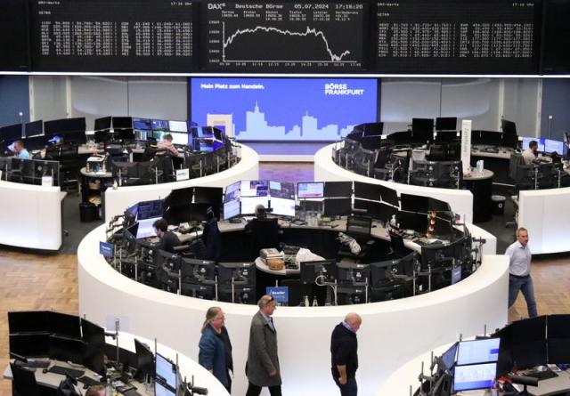 Las bolsas europeas caen ante la ausencia de mayoría parlamentaria en Francia