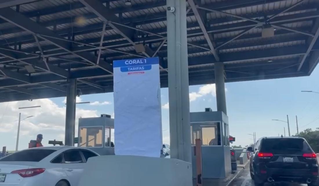Peaje de la Autopista del Coral I mantiene cubierto tarifario tras anuncio de aumento en precio