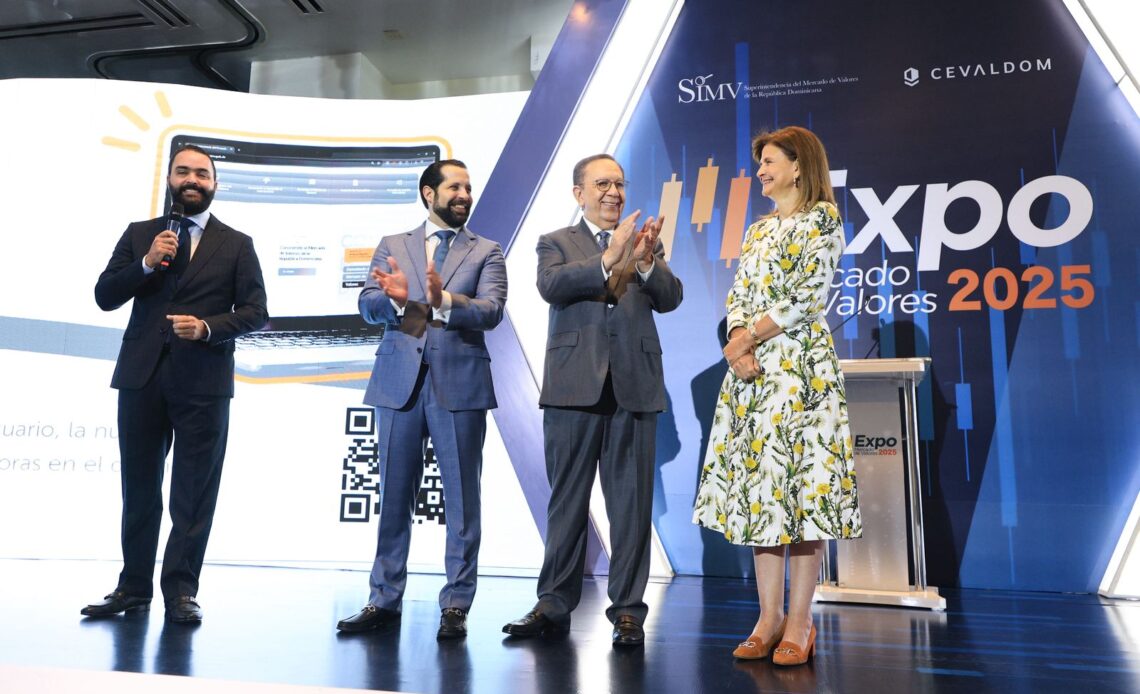 Raquel Peña encabeza inauguración de la Expo Mercado de Valores 2025