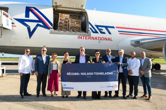 Aeropuerto Las Ampericas supera 100,000 toneladas carga