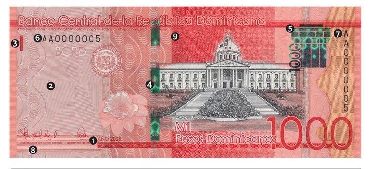 Banco Central emite nuevos billetes de RD$1,000, año 2025 Banco Central emite nuevos billetes de RD$1,000, año 2025