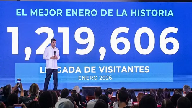 David Collado: República Dominicana recibe más de 1.2 millones de visitantes en enero 2026