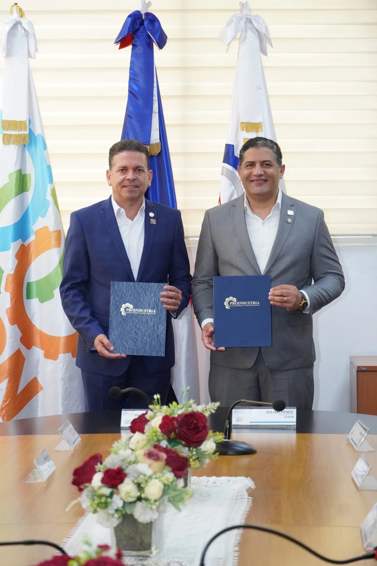 Proindustria y CESDN firman convenio para fortalecer el desarrollo industrial y empresarial de Santo Domingo Norte